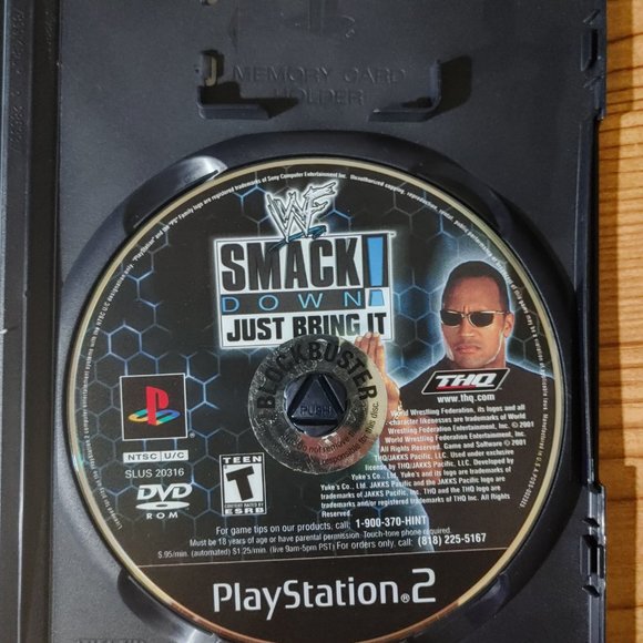 WWF SmackDown Just Bring It! PS2 game (CIB) - Picture 3 of 5